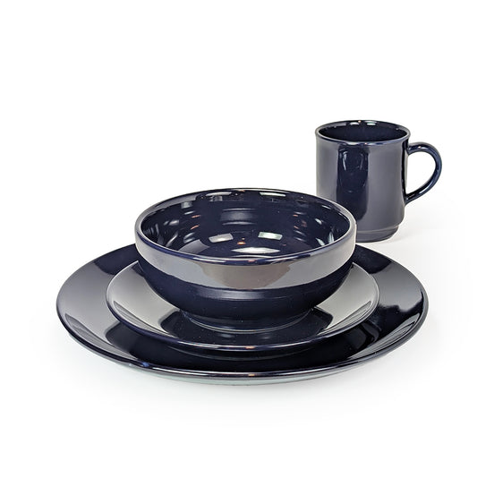 16 Pcs Dinner Set Navy