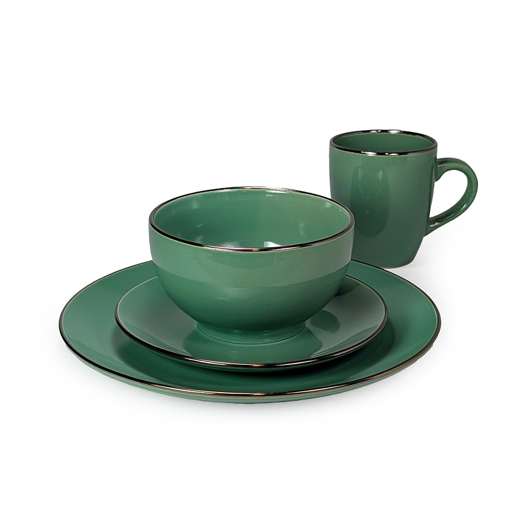 16 Pcs Dinner Set Emerald