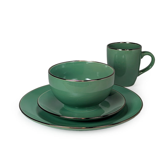 16 Pcs Dinner Set Emerald