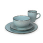 16 Pcs Dinner Set Light Blue