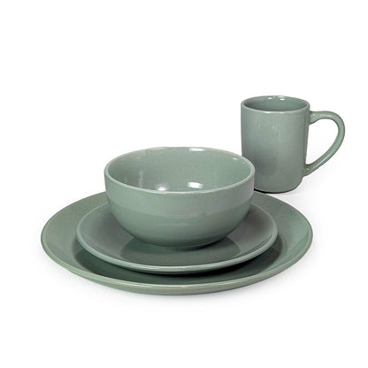 Ceramic Dinner Set Green Natural