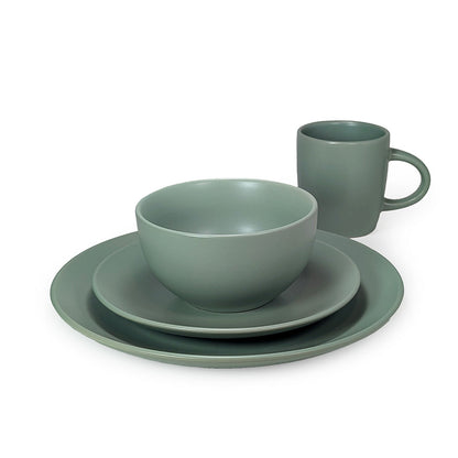 Ceramic Dinner Set Green Matte