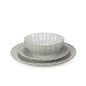 12 Pcs Dinner Set White Fluted