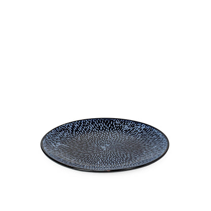 Japanese Blue Dessert Plate 21cm