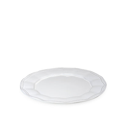 Vintage White Dinner Plate 26cm