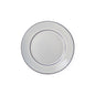 Off White Dessert Plate with Blue Trim 21cm