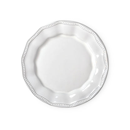 Vintage White Dinner Plate 26cm