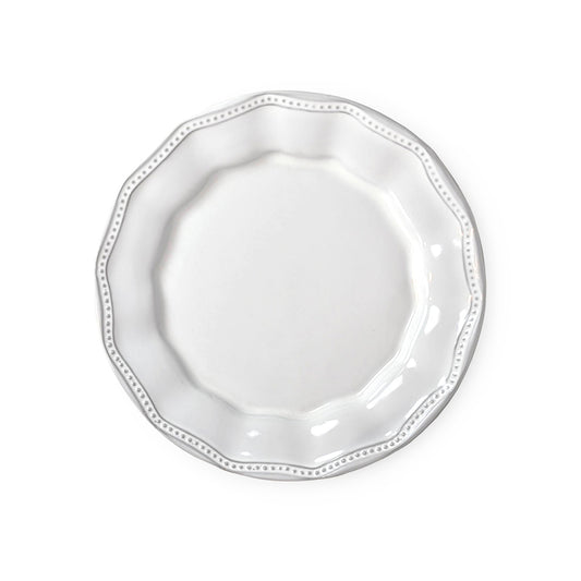 Vintage White Dinner Plate 26cm