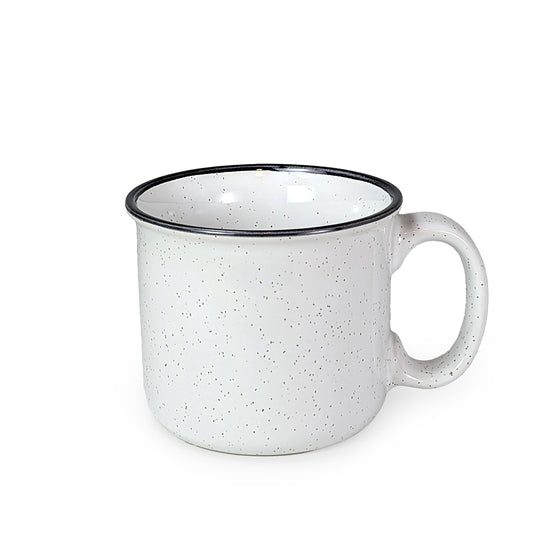 Ceramic Enamel Mug White