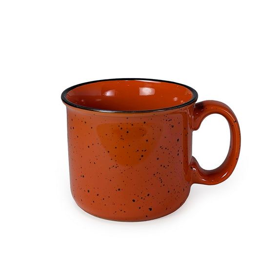 Ceramic Enamel Mug Orange