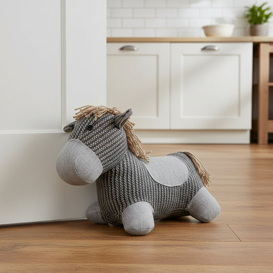 Fabric Door Stop Horse