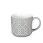 Ceramic Mug Gray Pattern