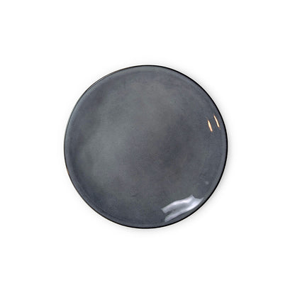 Gray Blue Dessert Plate 21cm