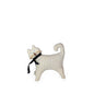 Fabric Cat Beige Stripe Decor