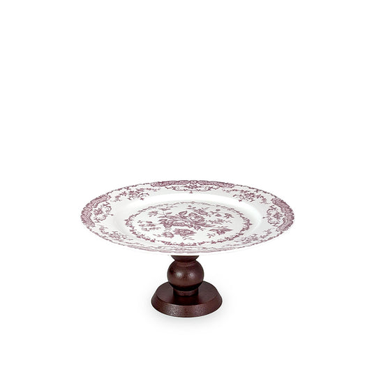 Cake Stand Vintage Burgundy 20cm