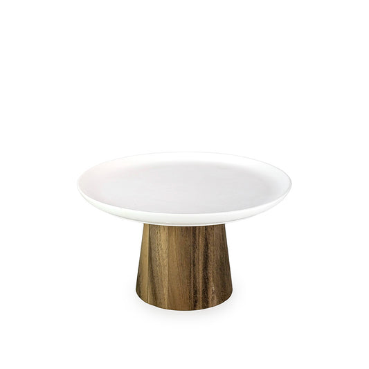 Teak Base Cake Stand 20cm