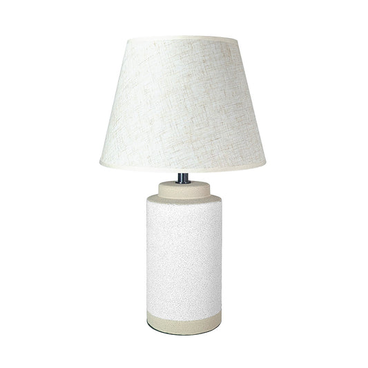 White Stone Desk Lamp 43cm