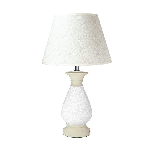 White Stone Desk Lamp 52cm