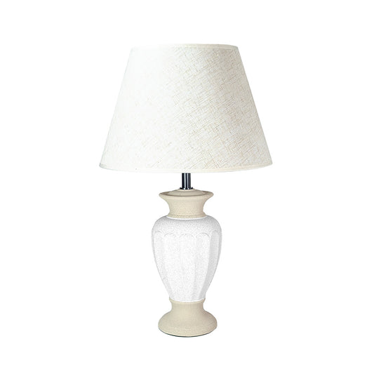 White Stone Desk Lamp 48cm