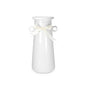 White Ceramic Vase w/ Ribbon 30cm