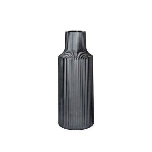 Black Ceramic Vase 30cm