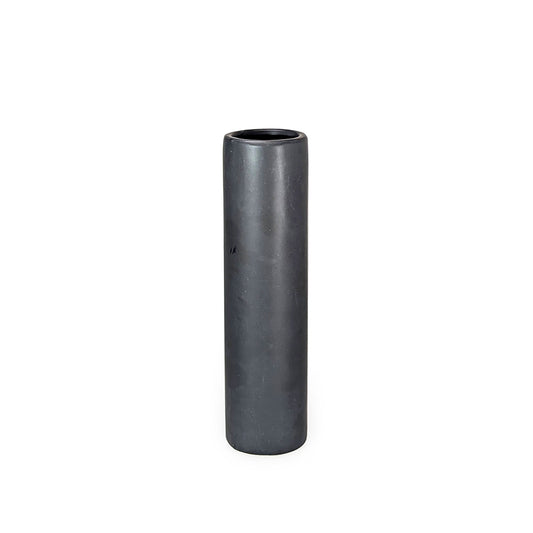 Black Ceramic Vase 23cm