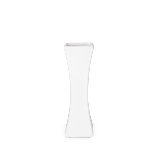 White Ceramic Vase 23cm