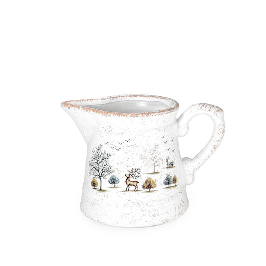 Ceramic Planter Pitcher Deer