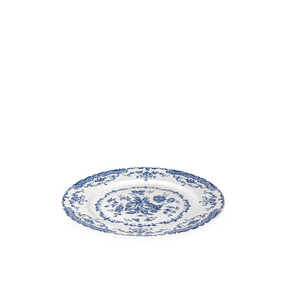 Vintage Dessert Plate Blue 20cm