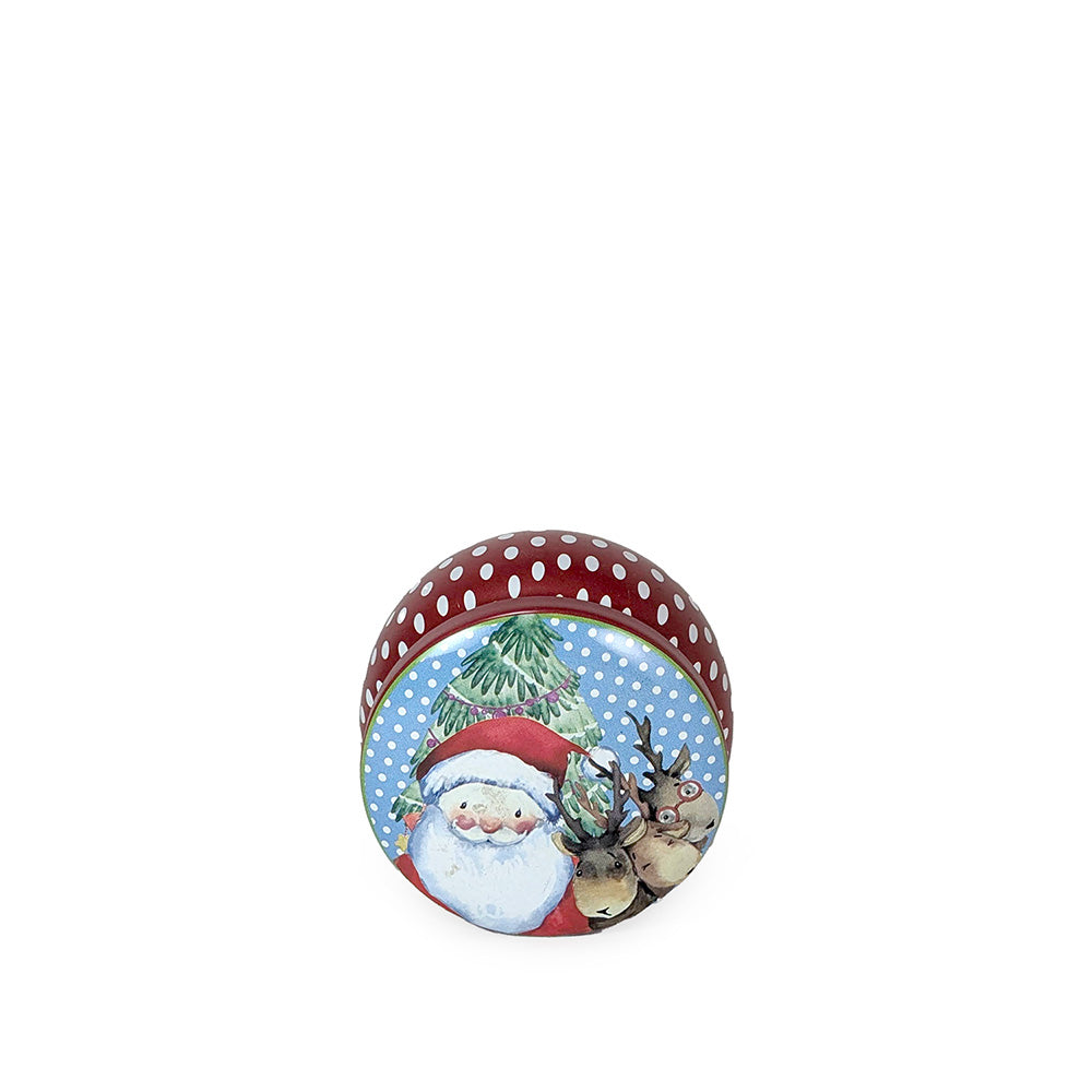 Christmas Storage Tin Round