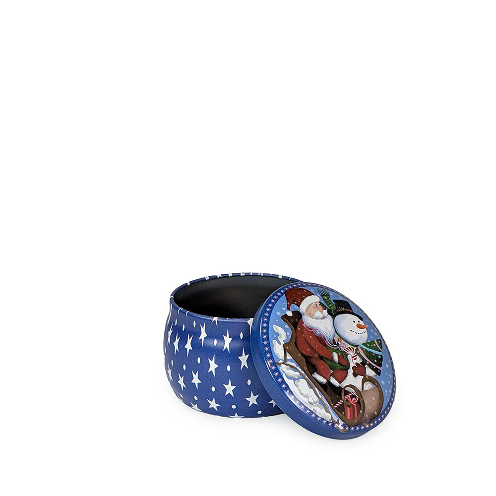 Christmas Storage Tin Round