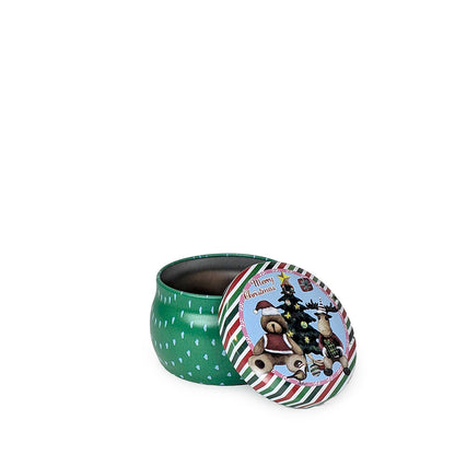 Christmas Storage Tin Round