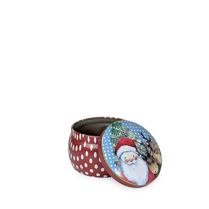 Christmas Storage Tin Round