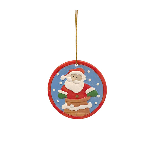 Christmas Resin Ornament Santa