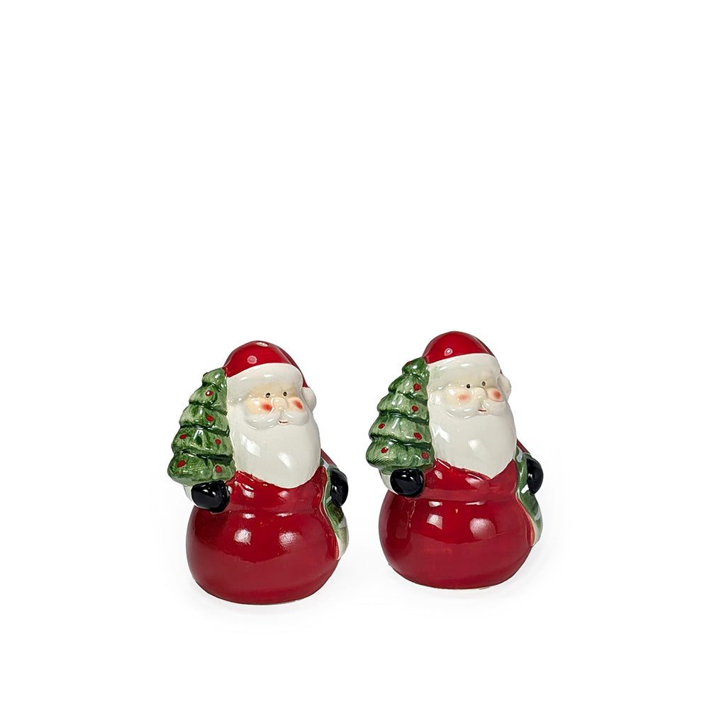 Ceramic Santa Salt & Pepper Shakers