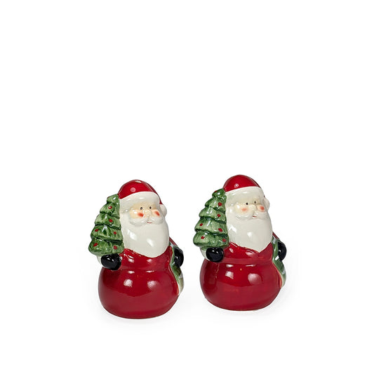 Ceramic Santa Salt & Pepper Shakers
