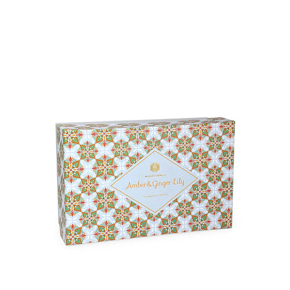 Scented Candle and Fragrance Diffuser Set - Amber & Ginger