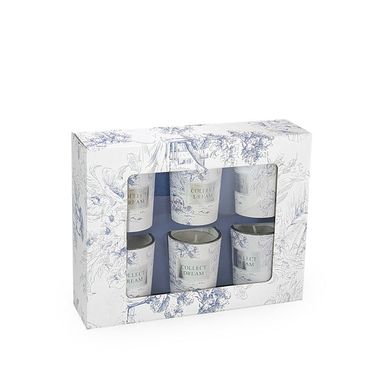 Scented Candle Gift Set 6pcs - Grapefruit & White Tea