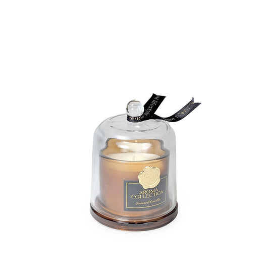 Scented Candle w/ Glass Cover - Linen