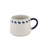 Speckled Mug with Blue Rabbits