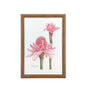 Plastic Wood Framed Wall Art Ginger Flower 31x44cm