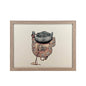 Wood Framed Wall Art Horse Saddle 43cmx33cm