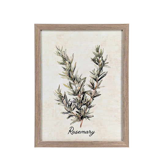 Wood Framed Wall Art Rosemary 33x43cm