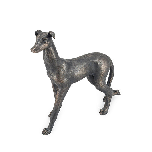 Resin Greyhound Statue Black