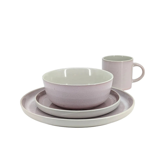Ceramic Dinner Set Pink