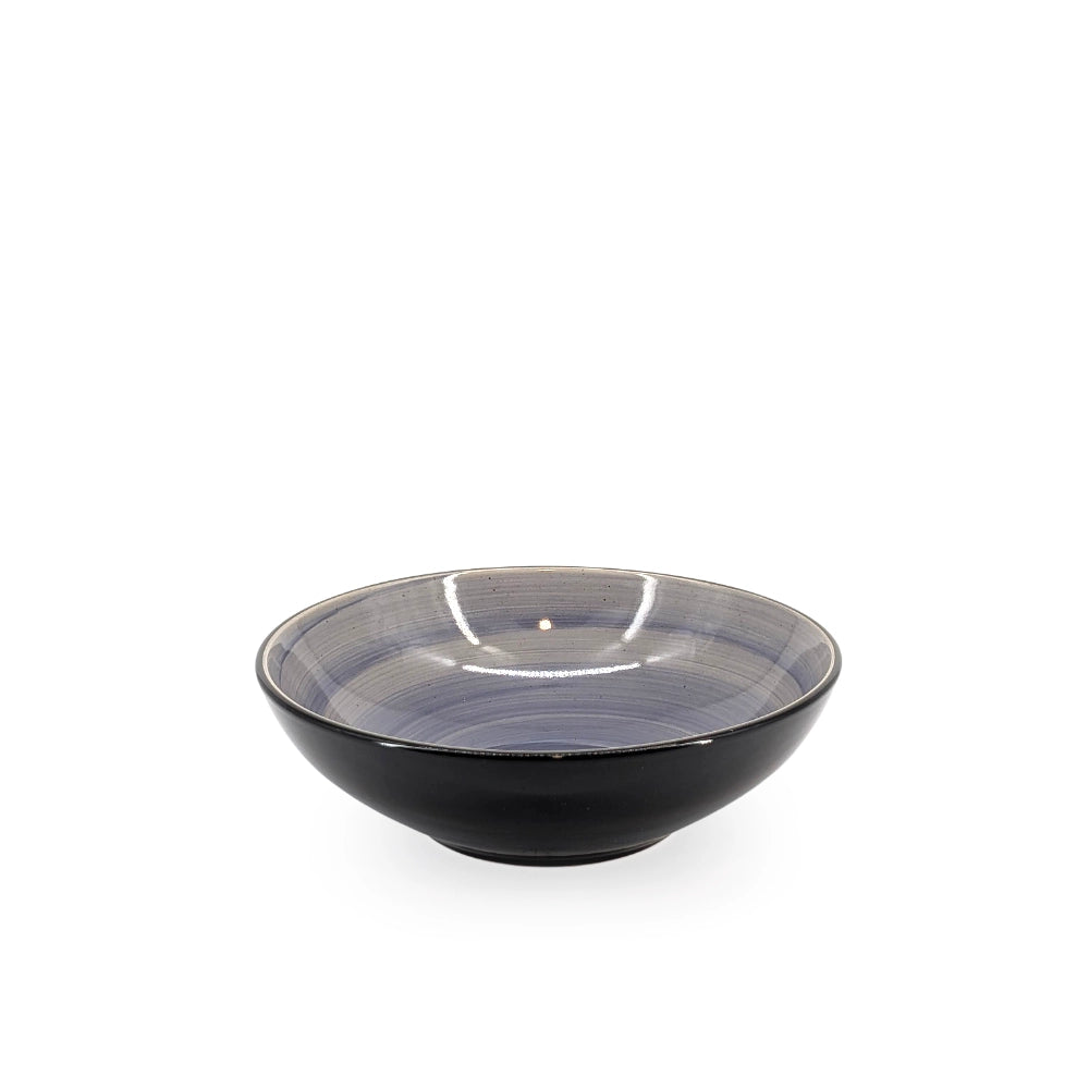 Ceramic Dinner Set Purple Swirl