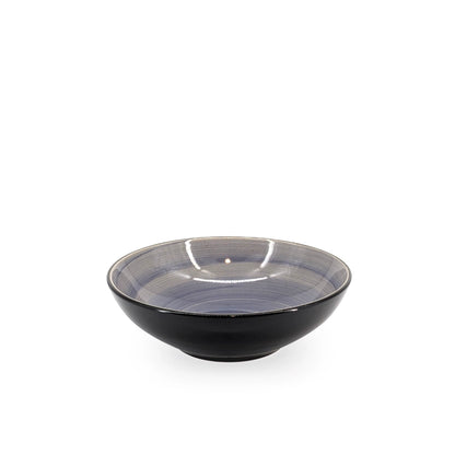Ceramic Dinner Set Purple Swirl