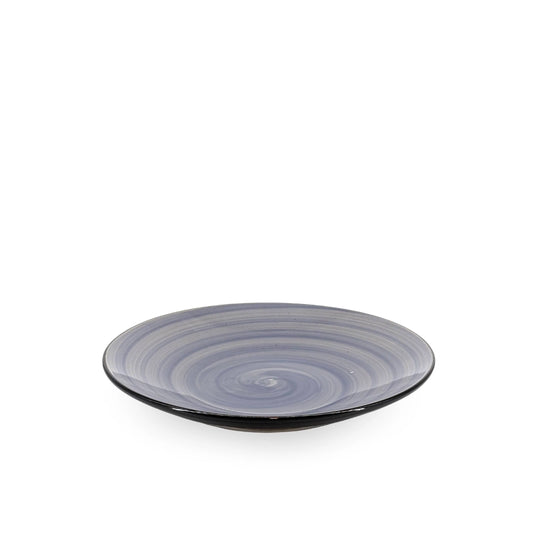 Ceramic Dinner Set Purple Swirl