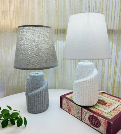 Sandstone Desk Lamp White 33cm