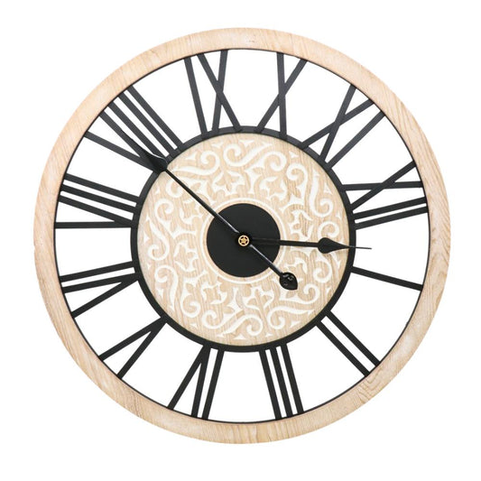Wooden Wall Clock 60cm